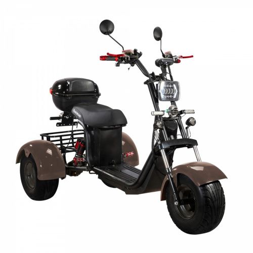 Электроскутер SKYBOARD Irtysh TRIKE BR40-3000 PRO Fast коричневый